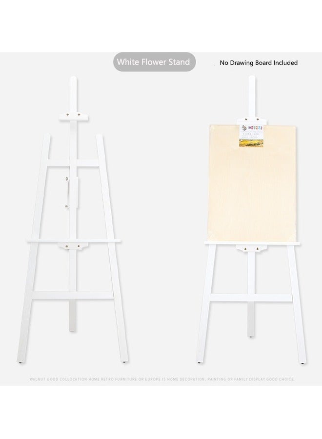 DURKU Solid Wood Easel Sketch, Pine Wood Folding Display Stand, Wooden Sketch, Wooden Beech Wood Easel Drawing Board (1.5 Meters) - Image 2